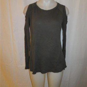 19 4T OLIVE GREEN TOP W/OPEN-SHOULDER S